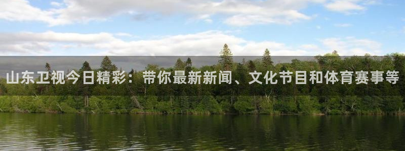 nba直播蜘蛛：山东卫视今日精彩：带你最新新闻、文化节目和体育赛事等